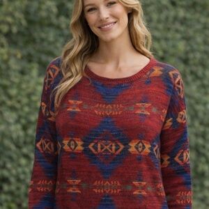 Ralph Lauren sweater denim &‎ supply knit southwestern small vintage